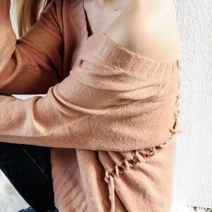 Laced Back Sweater